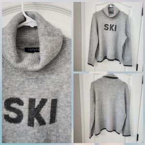 1. State Gray SKI Turtleneck, Elegant, Soft,  Sweater